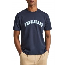 PEPE JEANS LONDON CLEMENT T-SHIRT ΜΠΛΟΥΖΑ ΑΝΔΡΙΚΗ DULWICH BLUE