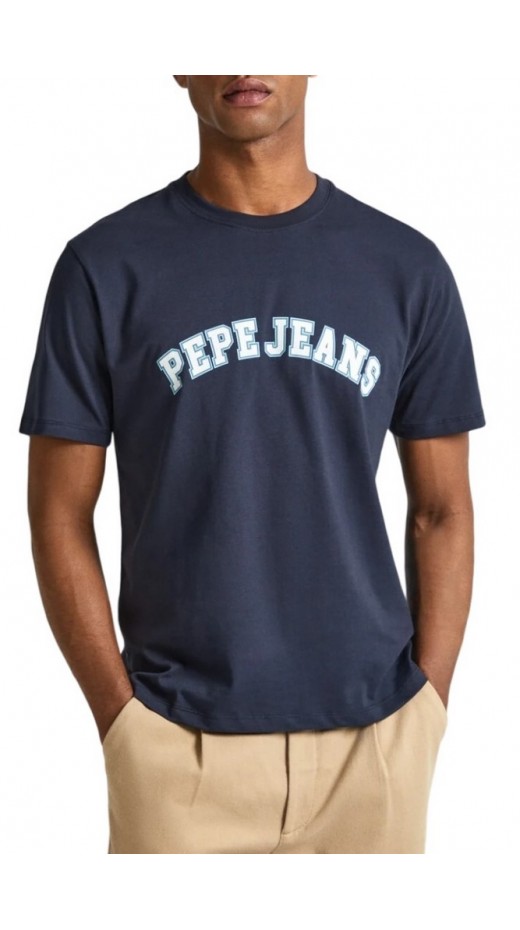 PEPE JEANS LONDON CLEMENT T-SHIRT ΜΠΛΟΥΖΑ ΑΝΔΡΙΚΗ DULWICH BLUE