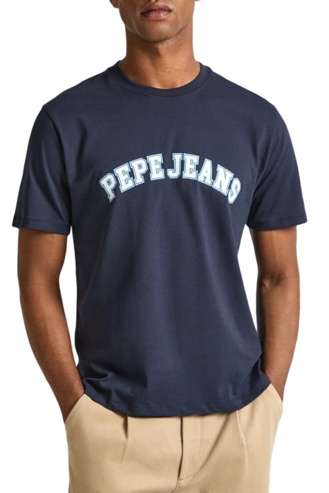 PEPE JEANS LONDON CLEMENT T-SHIRT ΜΠΛΟΥΖΑ ΑΝΔΡΙΚΗ DULWICH BLUE