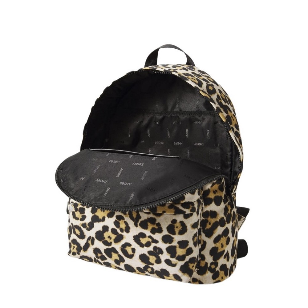 DKNY JENNY BACKPACK HANDBAG R52KDJ12 ΤΣΑΝΤΑ ΓΥΝΑΙΚΕΙΑ LEOPARD