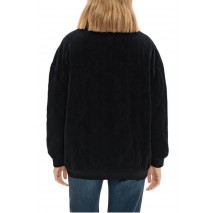 GUESS PAULINA VELVET-RIB PUFFER JKT ΜΠΟΥΦΑΝ ΓΥΝΑΙΚΕΙΟ BLACK