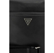 GUESS SCALA CROSSBODY FLAT ΤΣΑΝΤΑ ΑΝΔΡΙΚΗ BLACK