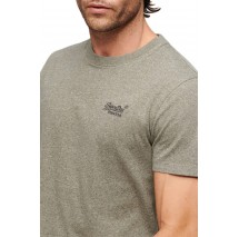 SUPERDRY D2 OVIN VINTAGE LOGO EMB TEE T-SHIRT ΑΝΔΡΙΚΟ OLIVE