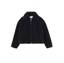 CALVIN KLEIN JEANS BACK CK SHERPA SHORT JACKET ΜΠΟΥΦΑΝ ΓΥΝΑΙΚΕΙΟ BLACK