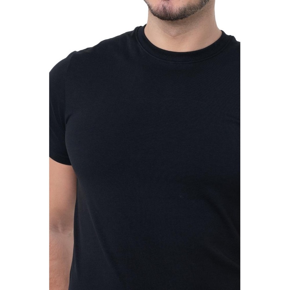 GUESS JEANS SLIM FIT SINGLE CN TEE ΕΣΩΡΟΥΧΟ T-SHIRT ΜΠΛΟΥΖΑ ΑΝΔΡΙΚΗ BLACK