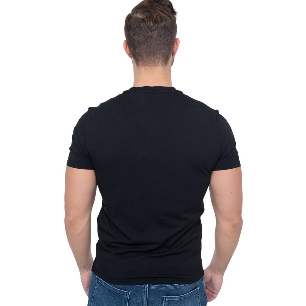 GUESS JEANS SLIM FIT SINGLE CN TEE ΕΣΩΡΟΥΧΟ T-SHIRT ΜΠΛΟΥΖΑ ΑΝΔΡΙΚΗ BLACK