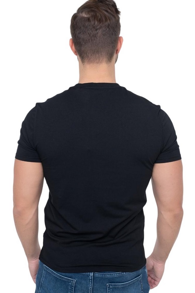 GUESS JEANS SLIM FIT SINGLE CN TEE ΕΣΩΡΟΥΧΟ T-SHIRT ΜΠΛΟΥΖΑ ΑΝΔΡΙΚΗ BLACK