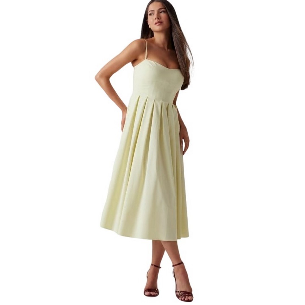 GUESS SL BRIA DRESS ΦΟΡΕΜΑ ΓΥΝΑΙΚΕΙΟ YELLOW