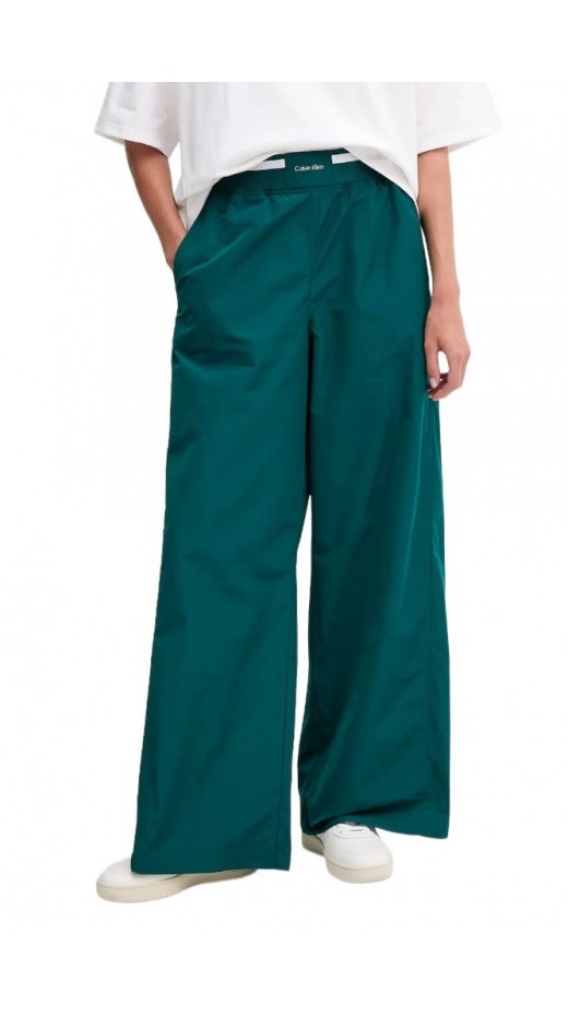 CALVIN KLEIN TAFFETA LOGO WB TRACK PANT ΠΑΝΤΕΛΟΝΙ ΓΥΝΑΙΚΕΙΟ PETROL