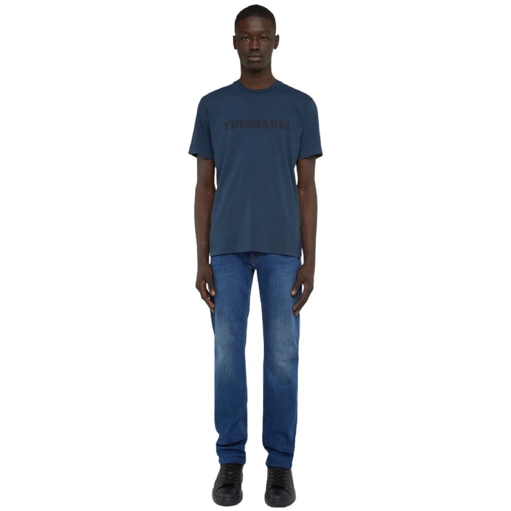 ΠΑΝΤΕΛΟΝΙ T 380 ICON REGULAR STRAIGHT ΑΝΔΡΙΚΟ TRUSSARDI BLUΕ DENIM