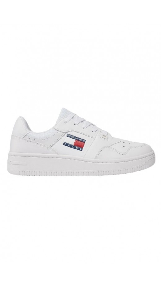 TOMMY JEANS RETRO BASKET ESS ΠΑΠΟΥΤΣΙ ΓΥΝΑΙΚΕΙΟ WHITE