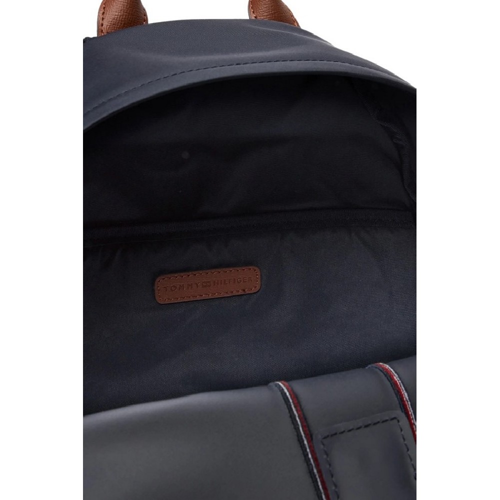 TOMMY HILFIGER POPETTE DOME BACKPACK CORP ΤΣΑΝΤΑ ΓΥΝΑΙΚΕΙΑ NAVY