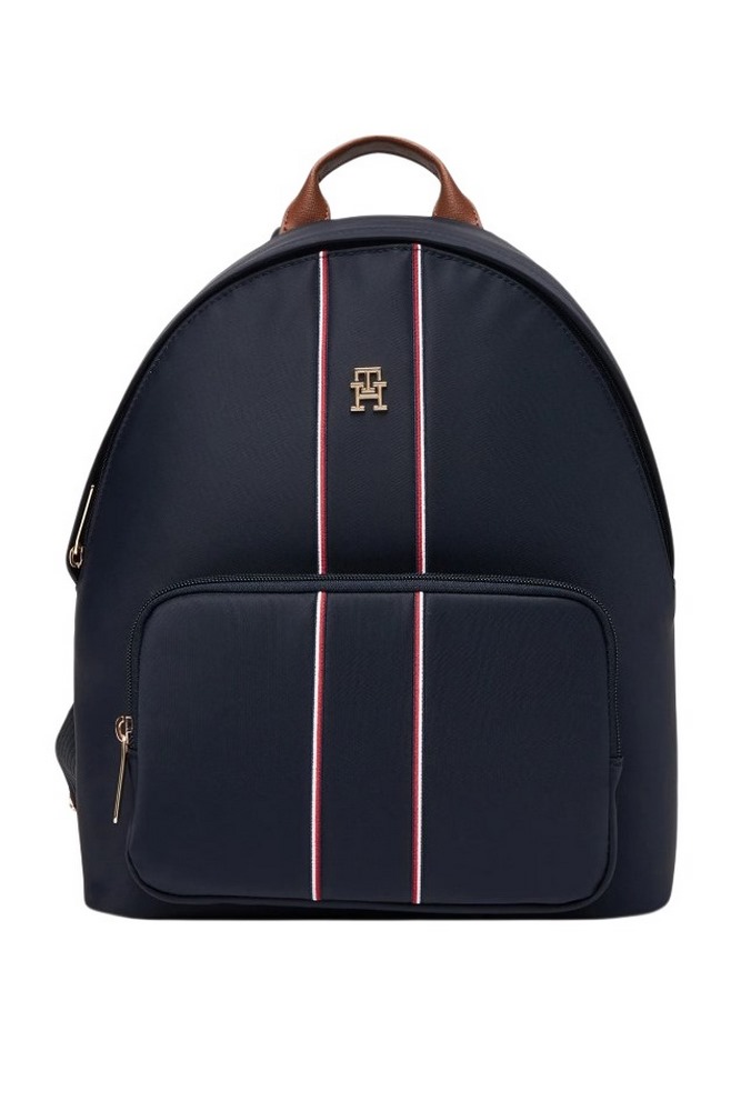 TOMMY HILFIGER POPETTE DOME BACKPACK CORP ΤΣΑΝΤΑ ΓΥΝΑΙΚΕΙΑ NAVY