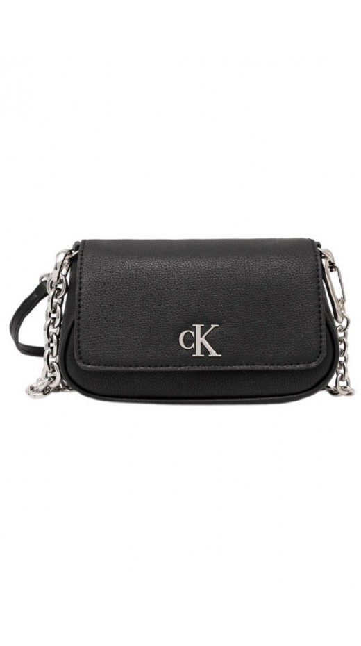 CALVIN KLEIN JEANS MINIMAL MONOGRAM SHOULDER BAG20 ΤΣΑΝΤΑ ΓΥΝΑΙΚΕΙΑ BLACK