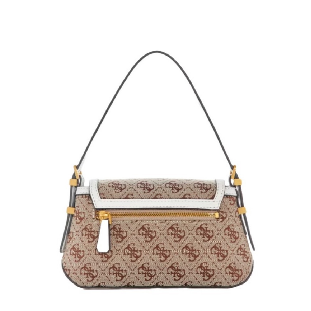 GUESS DESIDERIA MINI FLAP SHLDR BAG ΤΣΑΝΤΑ ΓΥΝΑΙΚΕΙΑ BEIGE