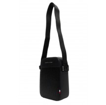 TOMMY HILFIGER WOVEN MINI REPORTER ΤΣΑΝΤΑ ΑΝΔΡΙΚΗ BLACK