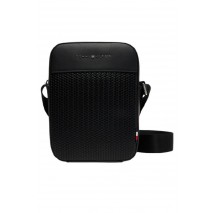 TOMMY HILFIGER WOVEN MINI REPORTER ΤΣΑΝΤΑ ΑΝΔΡΙΚΗ BLACK