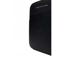 TOMMY HILFIGER WOVEN MINI REPORTER ΤΣΑΝΤΑ ΑΝΔΡΙΚΗ BLACK