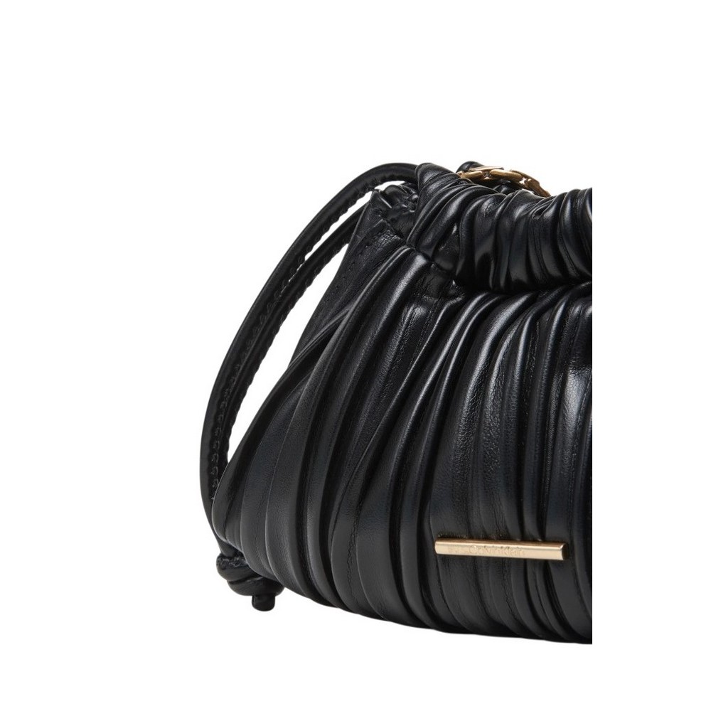 CALVIN KLEIN DRWSTRNG PLSS CNV MN ΤΣΑΝΥΤΑ ΓΥΝΑΙΚΕΙΑ BLACK
