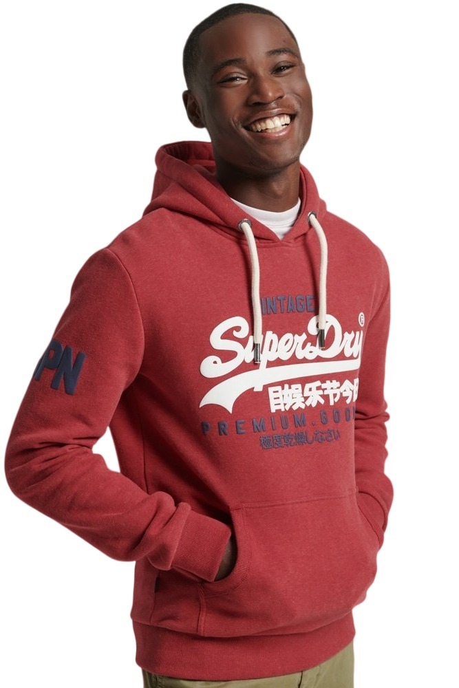ΜΠΛΟΥΖΑ ΦΟΥΤΕΡ OVIN VINTAGE VL CLASSIC ΑΝΔΡΙΚΗ SUPERDRY RED