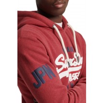 ΜΠΛΟΥΖΑ ΦΟΥΤΕΡ OVIN VINTAGE VL CLASSIC ΑΝΔΡΙΚΗ SUPERDRY RED