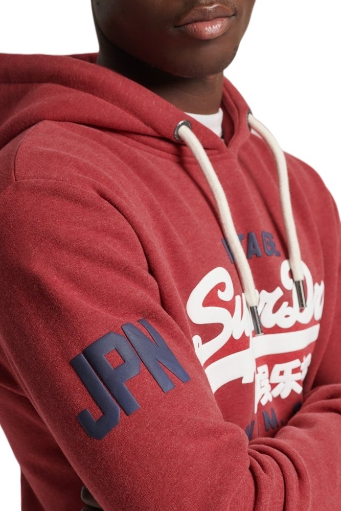ΜΠΛΟΥΖΑ ΦΟΥΤΕΡ OVIN VINTAGE VL CLASSIC ΑΝΔΡΙΚΗ SUPERDRY RED