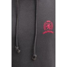 TOMMY JEANS REG WASHED CREST PLAY HOOD ΜΠΛΟΥΖΑ ΦΟΥΤΕΡ ΑΝΔΡΙΚΗ WASHED BLACK