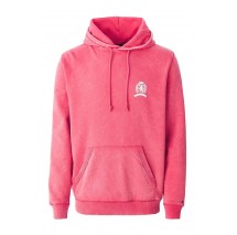 TOMMY JEANS REG WASHED CREST PLAY HOOD ΜΠΛΟΥΖΑ ΦΟΥΤΕΡ ΑΝΔΡΙΚΗ CORAL