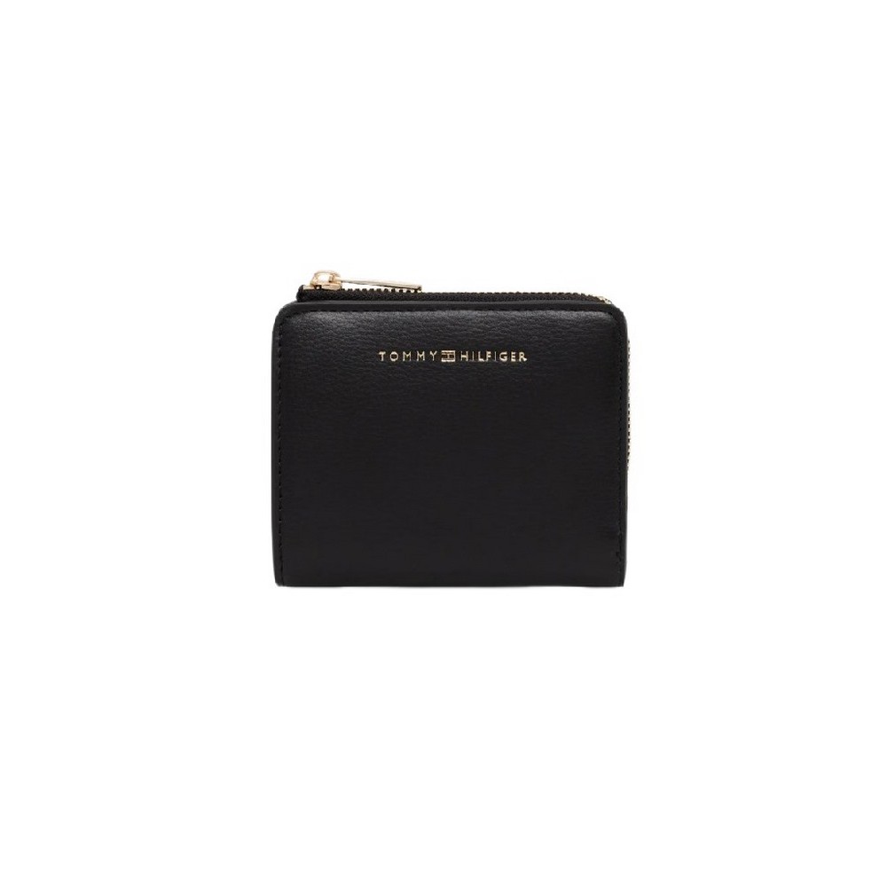 TOMMY HILFIGER FLAG COMPACT ZA ΠΟΡΤΟΦΟΛΙ ΓΥΝΑΙΚΕΙΟ BLACK