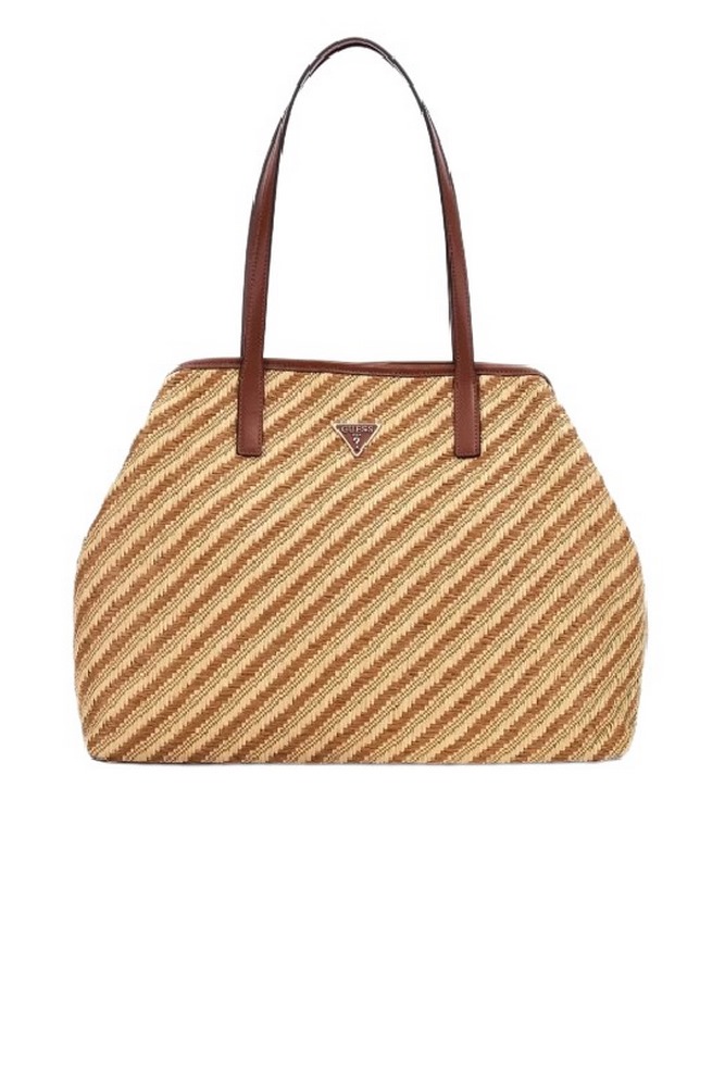 GUESS VIKKY II LARGE 2 IN 1 TOTE ΤΣΑΝΤΑ ΓΥΝΑΙΚΕΙ? COGNAC