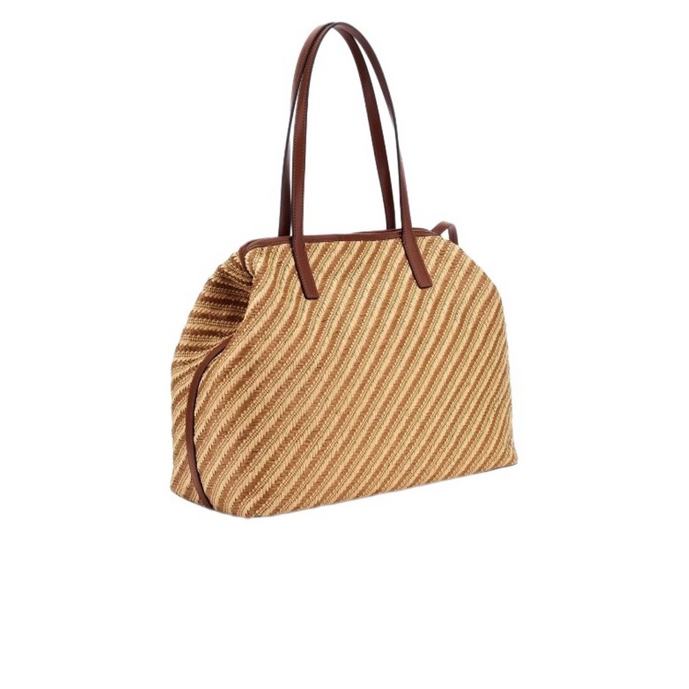 GUESS VIKKY II LARGE 2 IN 1 TOTE ΤΣΑΝΤΑ ΓΥΝΑΙΚΕΙ? COGNAC