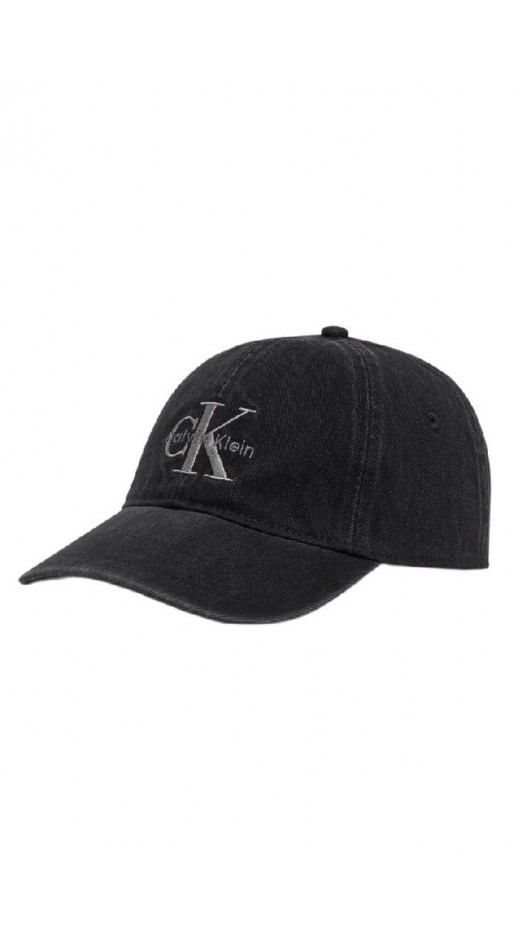 CALVIN KLEIN 6 PANEL MONO LOGO BB CAP ΚΑΠΕΛΟ ΑΝΔΡΙΚΟ BLACK