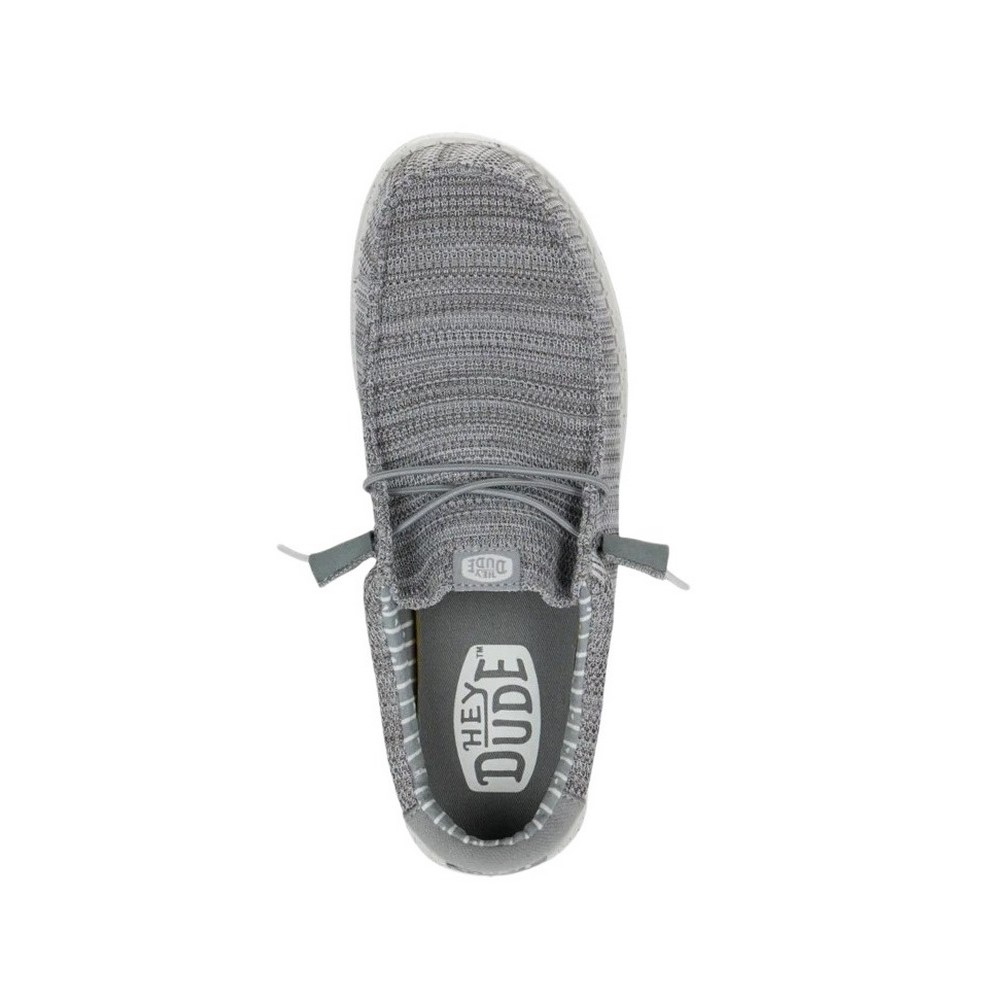 HEY DUDE WALLY STRETCH SOX ΠΑΠΠΟΥΤΣΙ ΑΝΔΡΙΚΟ GREY