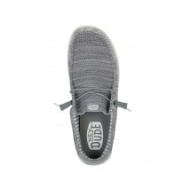 HEY DUDE WALLY STRETCH SOX ΠΑΠΠΟΥΤΣΙ ΑΝΔΡΙΚΟ GREY