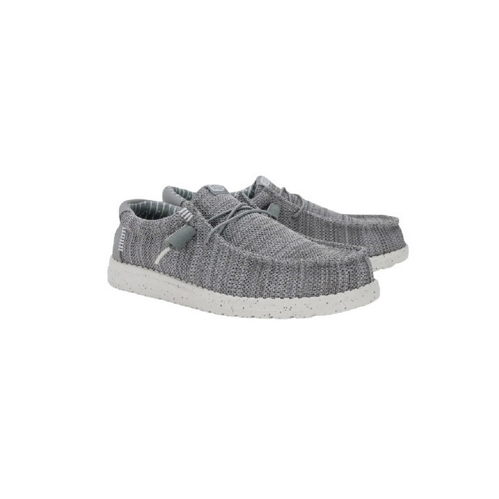 HEY DUDE WALLY STRETCH SOX ΠΑΠΠΟΥΤΣΙ ΑΝΔΡΙΚΟ GREY