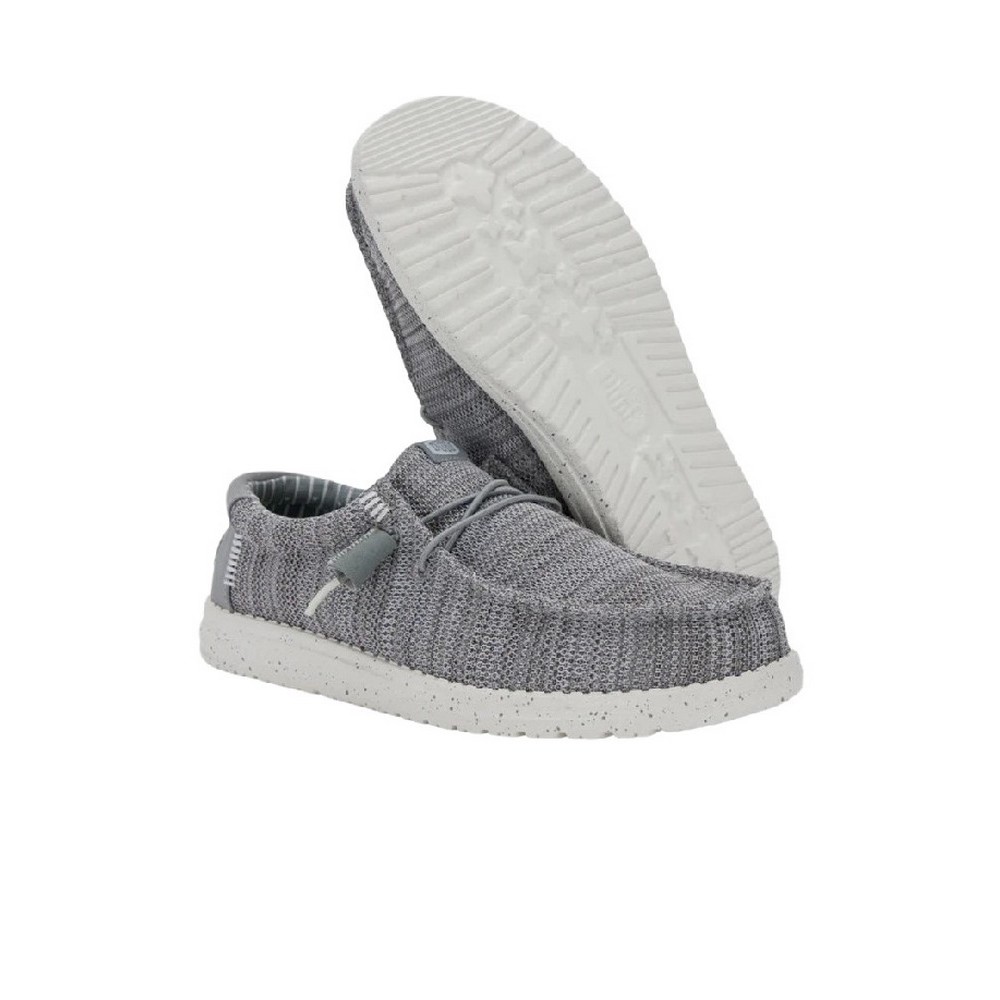 HEY DUDE WALLY STRETCH SOX ΠΑΠΠΟΥΤΣΙ ΑΝΔΡΙΚΟ GREY
