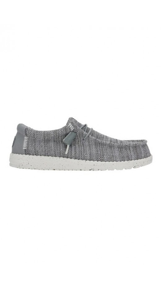 HEY DUDE WALLY STRETCH SOX ΠΑΠΠΟΥΤΣΙ ΑΝΔΡΙΚΟ GREY