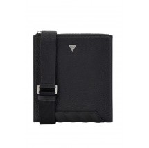 GUESS TORINO CROSSBODY FLAT ΤΣΑΝΤΑ ΑΝΔΡΙΚΗ BLACK