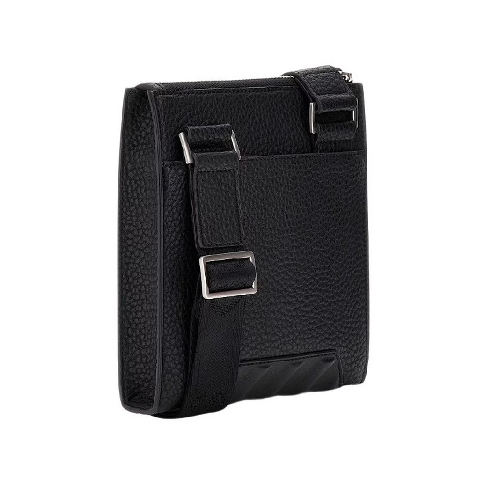 GUESS TORINO CROSSBODY FLAT ΤΣΑΝΤΑ ΑΝΔΡΙΚΗ BLACK