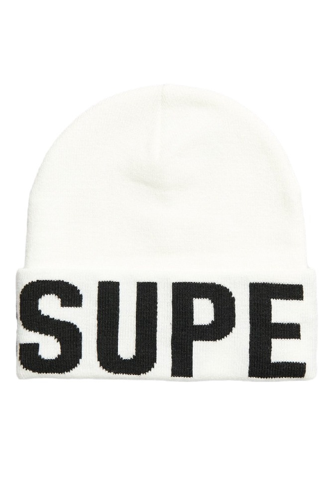 ΣΚΟΥΦΟΣ D2 CODE MTN KNITTED HAT ΓΥΝΑΙΚΕΙΟΣ SUPERDRY WHITE
