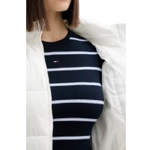 TOMMY JEANS PCKBL HOOD ESS PUFFER EXT ΜΠΟΥΦΑΝ ΓΥΝΑΙΚΕΙΟ WHITE