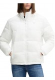 TOMMY JEANS PCKBL HOOD ESS PUFFER EXT ΜΠΟΥΦΑΝ ΓΥΝΑΙΚΕΙΟ WHITE
