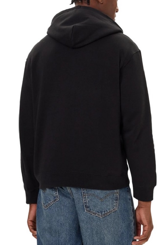 CALVIN KLEIN JEANS 350GSM FLEECE GIFT GIVING HOODIE ΜΠΛΟΥΖΑ ΦΟΥΤΕΡ ΑΝΔΡΙΚΗ BLACK