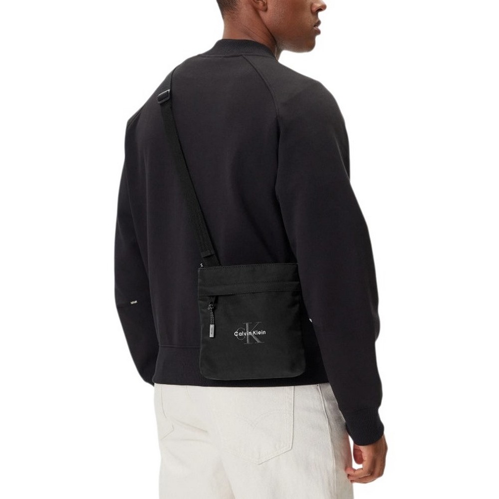 CALVIN KLEIN BOLD FLATPACK ΤΣΑΝΤΑ ΑΝΔΡΙΚΗ BLACK