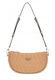 GUESS VALLA MINI TOP ZIP SHLDR BAG ΤΣΑΝΤΑ ΓΥΝΑΙΚΕΙΑ BEIGE