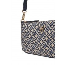 TOMMY HILFIGER JACQUARD SHOULDER POUCH ΤΣΑΝΤΑ ΓΥΝΑΙΚΕΙΑ NAVY