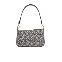 TOMMY HILFIGER JACQUARD SHOULDER POUCH ΤΣΑΝΤΑ ΓΥΝΑΙΚΕΙΑ NAVY