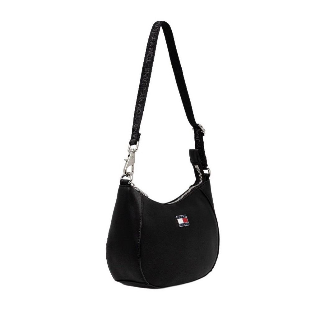 TOMMY JEANS DAILY ELEVATED SHOULDER BAG ΤΣΑΝΤΑ ΓΥΝΑΙΚΕΙΑ BLACK