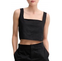 CALVIN KLEIN JEANS SOFT LINEN TOP ΤΟΠ ΓΥΝΑΙΚΕΙΟ BLACK
