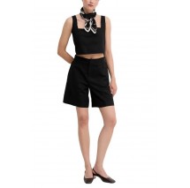 CALVIN KLEIN JEANS SOFT LINEN TOP ΤΟΠ ΓΥΝΑΙΚΕΙΟ BLACK